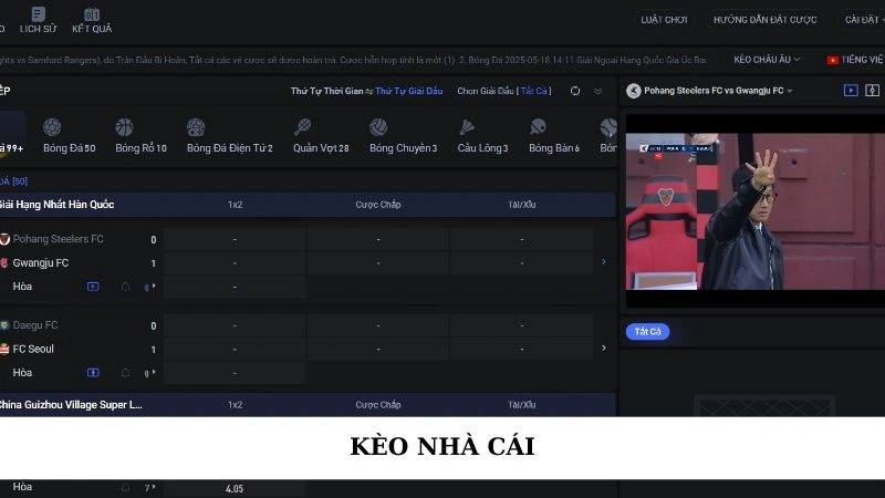 Kèo nhà cái